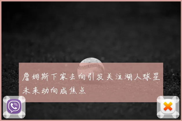 詹姆斯下家去向引发关注湖人球星未来动向成焦点